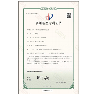 宝威官方版网站登录入口_专利证书